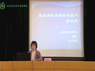 蔬菜绿色高质高效生产新技术